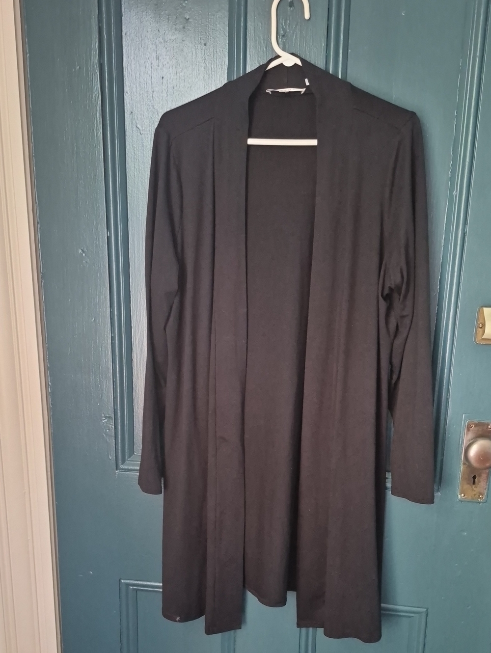 Cyrus XL Jersey Knit Open Long Cardigan